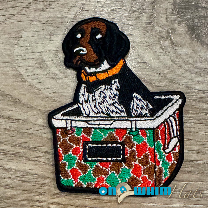 Christmas Dog Iron-On Patch
