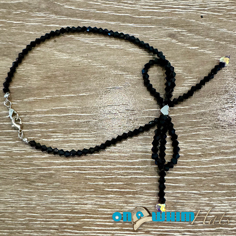 Black Bow Hat Chain