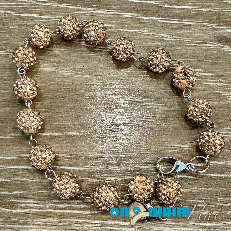 Gold Sparkly Hat Chain