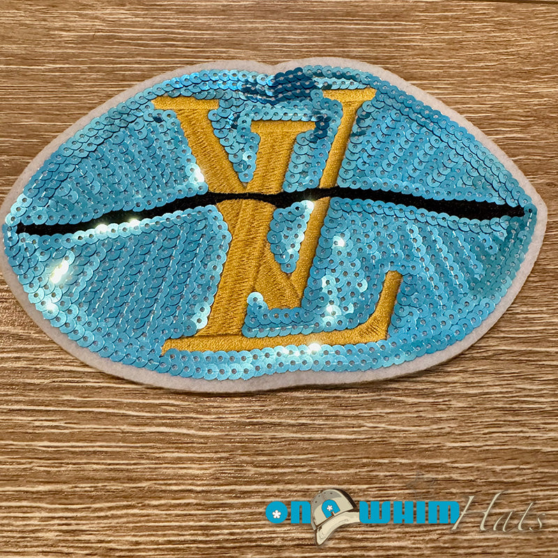LV Lips T-Shirt Size Designer Inspired Iron-On Patch