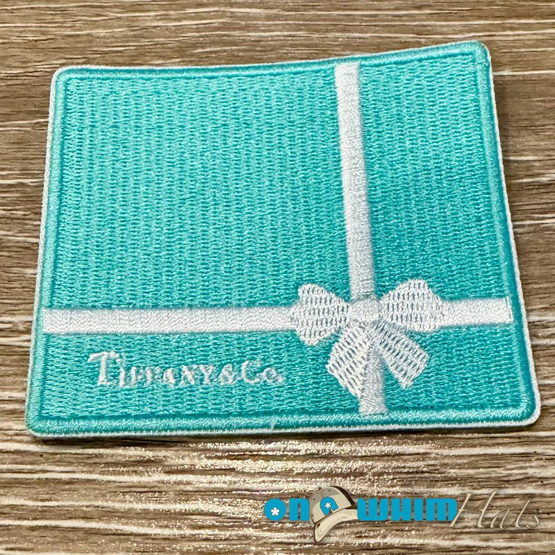 Tiffany Gift Box Designer Inspired Iron-On Patch