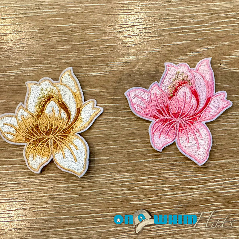 Floral Dreams Embroidered Iron-On Patch