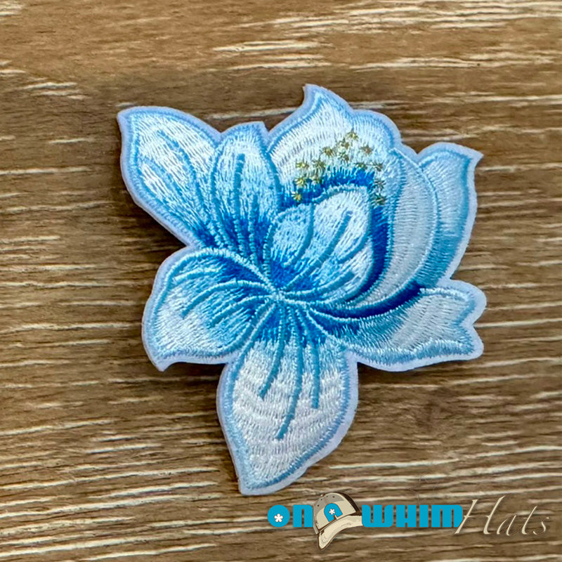 Floral Dreams Embroidered Iron-On Patch