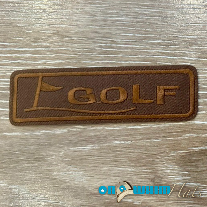 Embroidered Golf Iron-On Patch