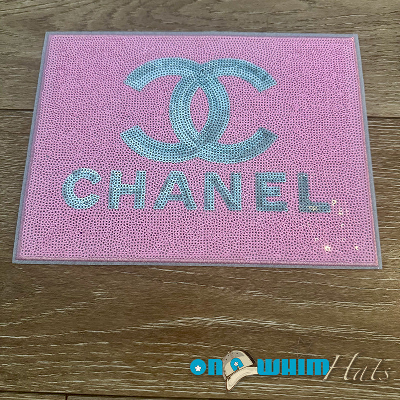 XL CC Sequin Iron-On Patch (shirt size)