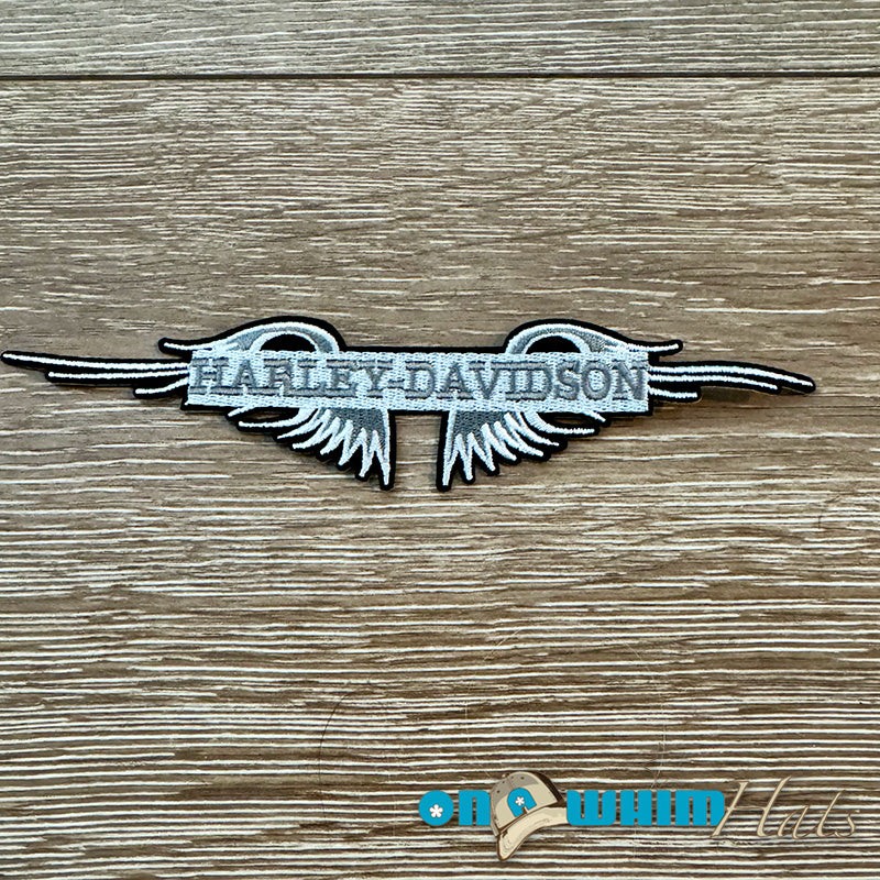 Harley Davidson Eagle Grey Iron-On Patch
