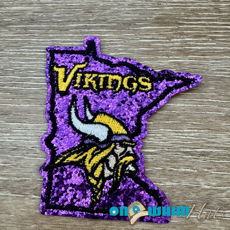 Vikings Sequin Iron-On Patch