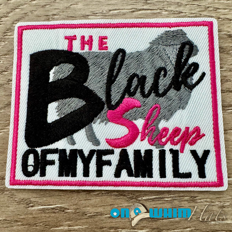 Black Sheep Iron-On Patch