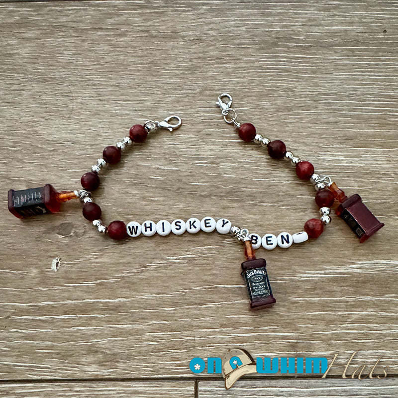 Whiskey Bottle Hat Chain