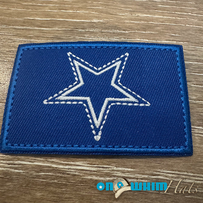Dallas Cowboys Rectangle Embroidered Iron-On Patch
