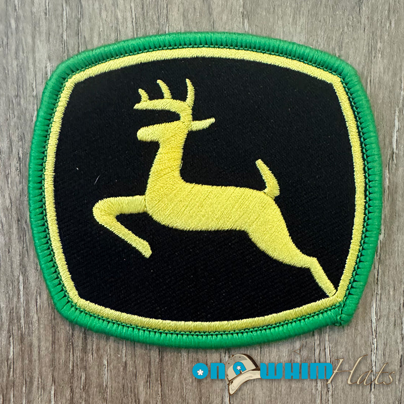 John Deere Embroidered Iron-On Patch