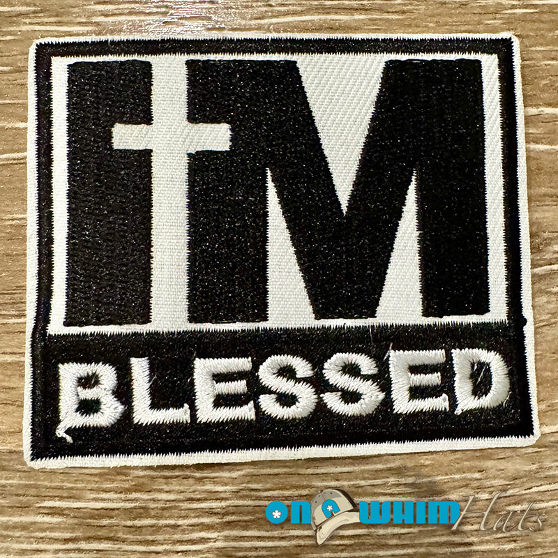 I'm Blessed Embroidered Iron-On Patch