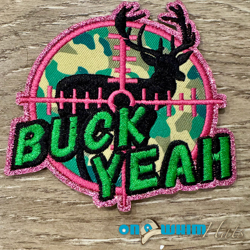 Buck Yeah Embroidered Iron-On Patch