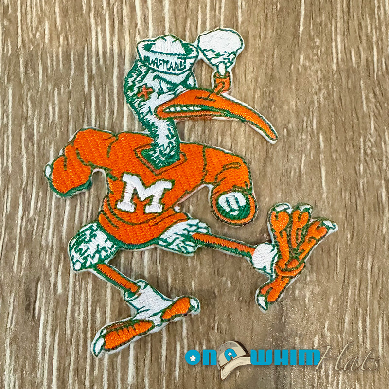 Miami Hurricanes Embroidered Iron-On Patch