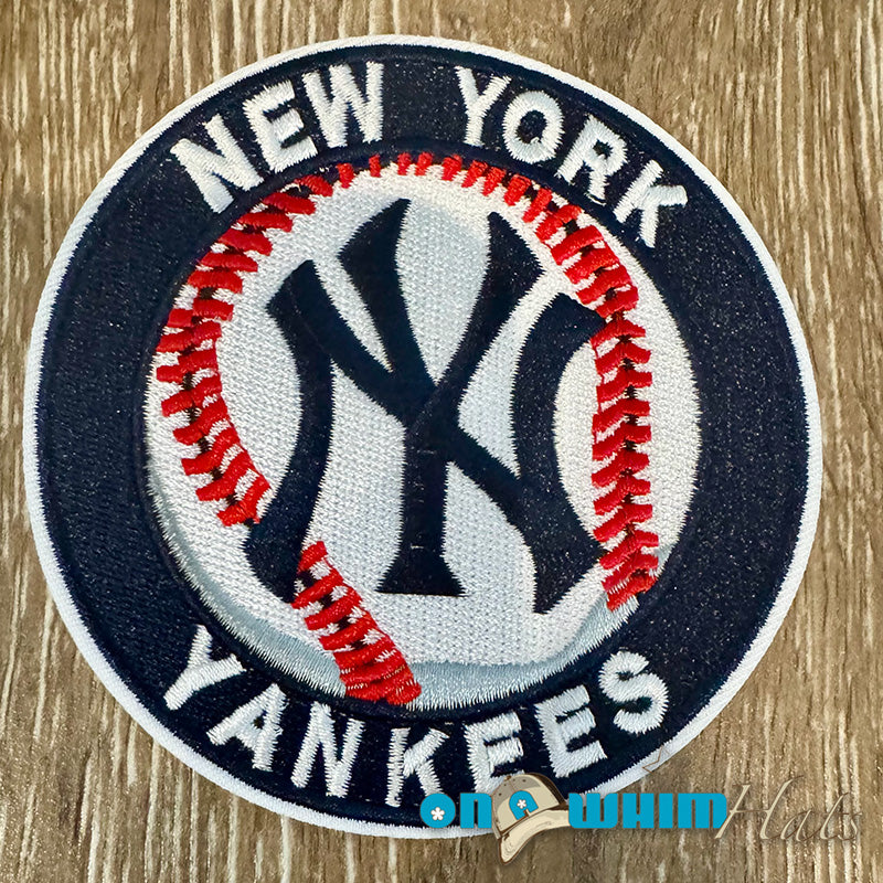 Yankees Round Iron-On Patch