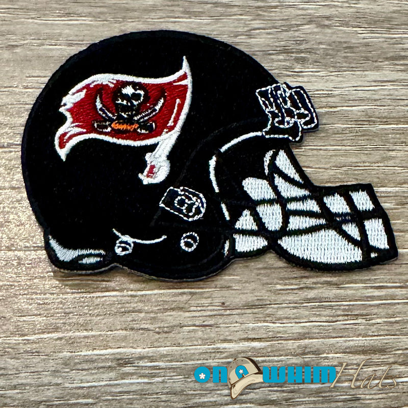 Buccaneers Helmet Embroidered Iron-On Patch