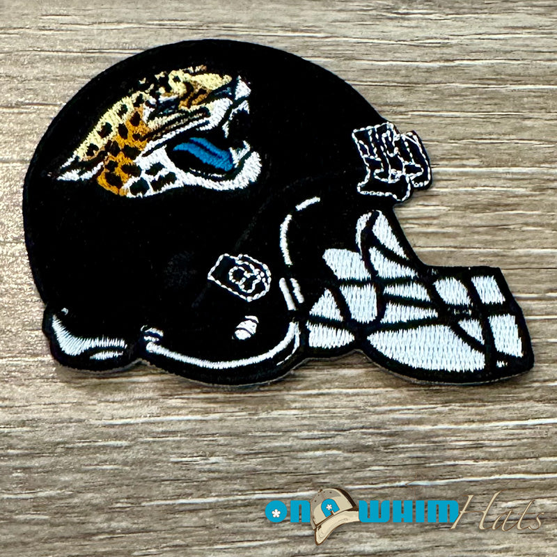 Jaguars Helmet Embroidered Iron-On Patch