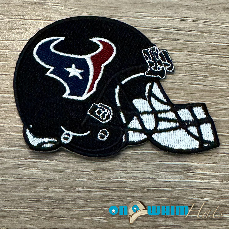 Texans Helmet Embroidered Iron-On Patch