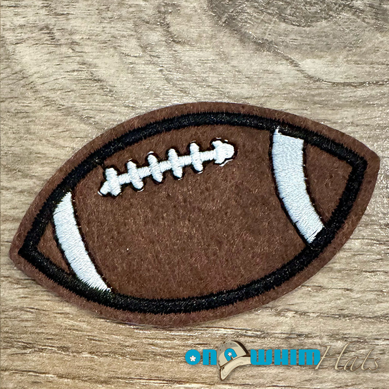 Small Football Iron-On Patch