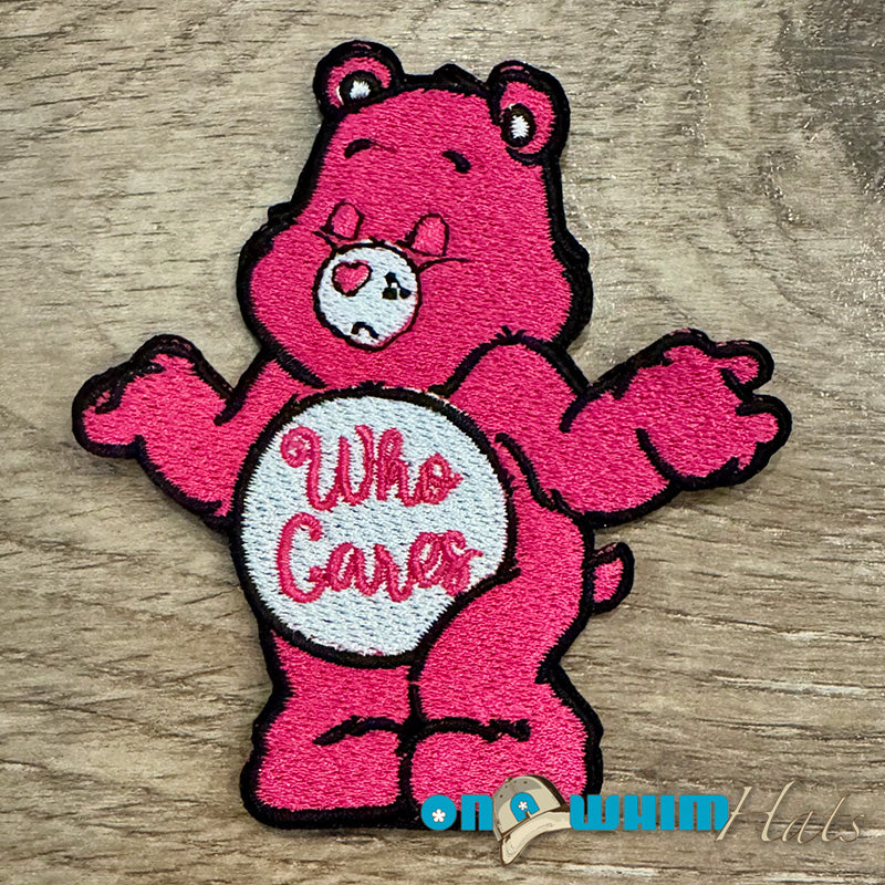Who Cares Bear Iron-On Patch