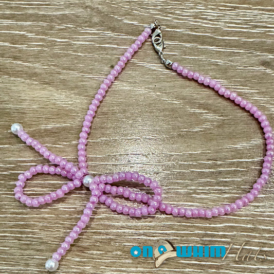 Pink Bow Hat Chain