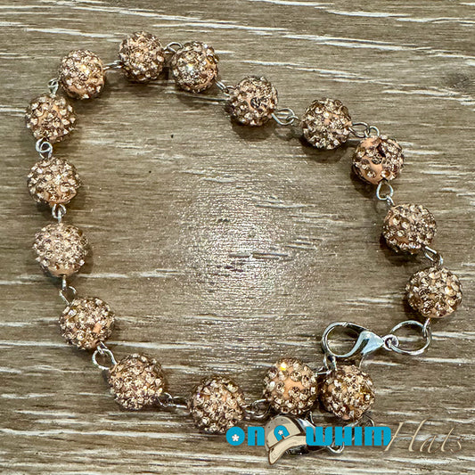 Gold Sparkly Hat Chain