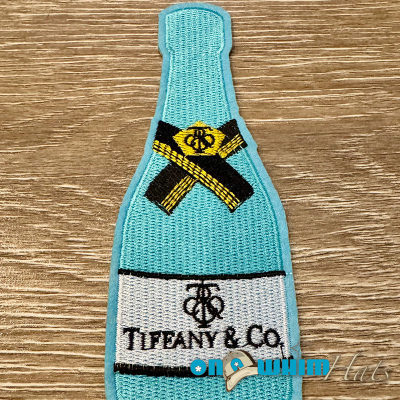 Tiffany Champagne Designer Inspired Iron-On Patch