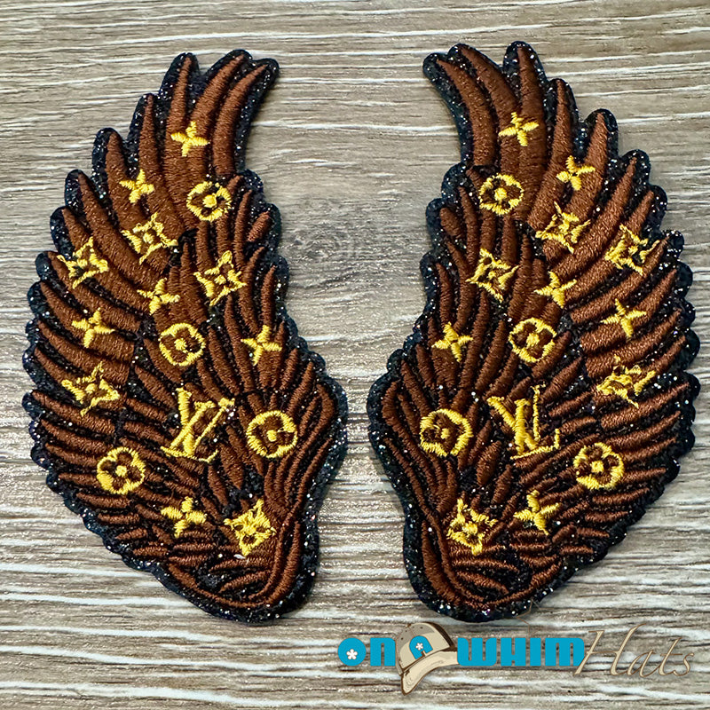 LV Angel Wings Designer Inspired Iron-On Patch