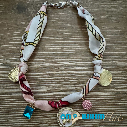Pink Scarf Hat Chain