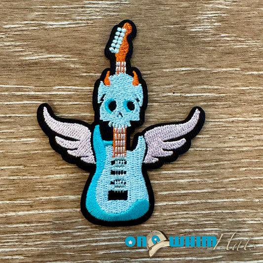 Rock On Embroidered Iron-On Patch