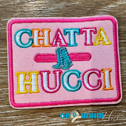 Chatta Hucci Embroidered Iron-On Patch