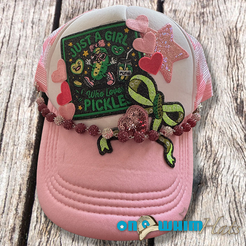 Just a Girl Who Loves Pickles Trucker Hat