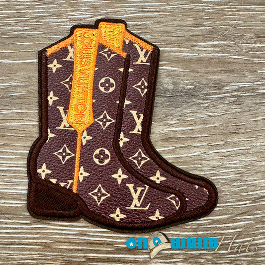 XL Boots Iron-On Patch