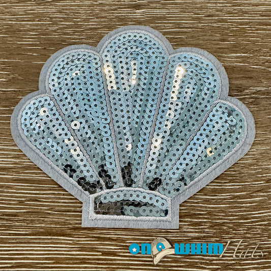 Sequin Seashell Iron-On Patch