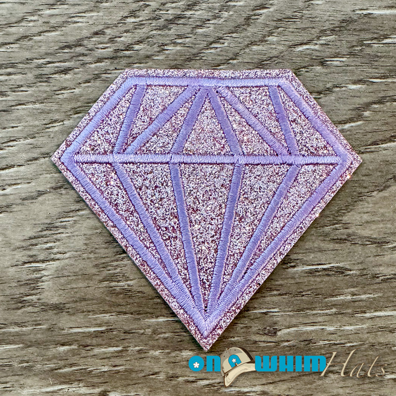Pink Diamond Iron-On Patch