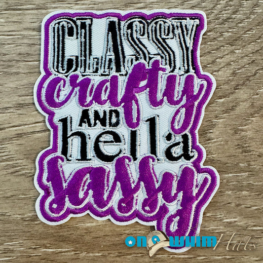 Classy and Crafty Iron-On Patch