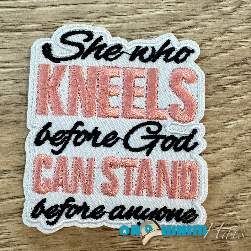She Who Kneels Before God Iron-On Patch