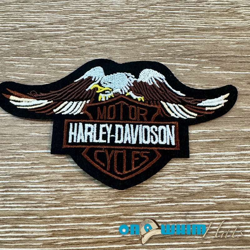 Harley Davidson Eagle Iron-On Patch