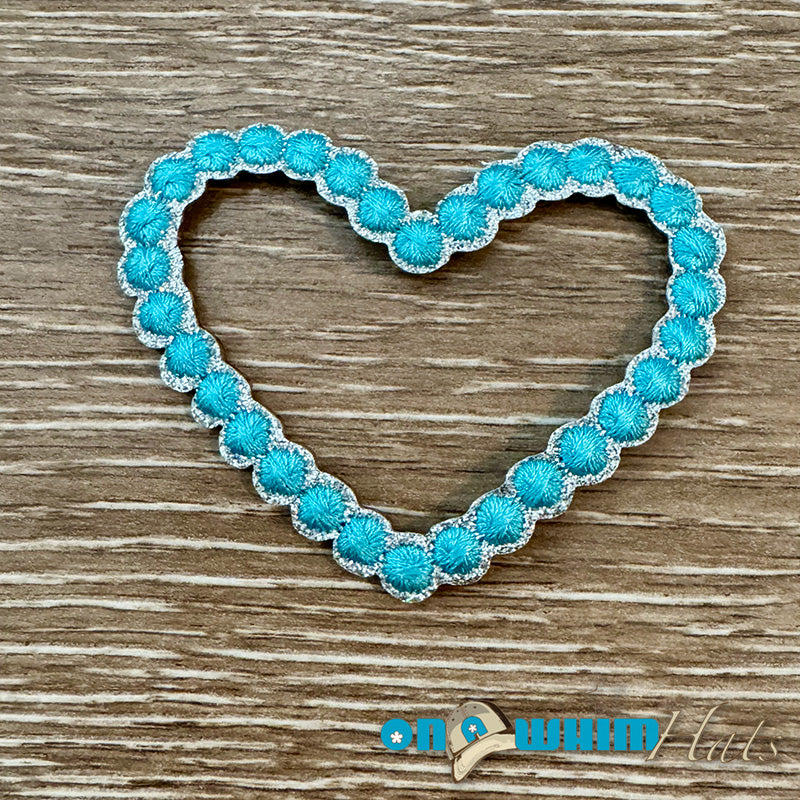 Western Hollow Heart Iron-On Patch