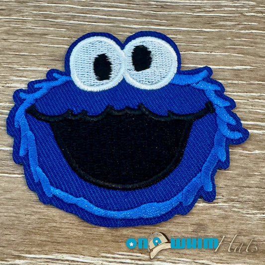 Cookie Monster Iron-On Patch