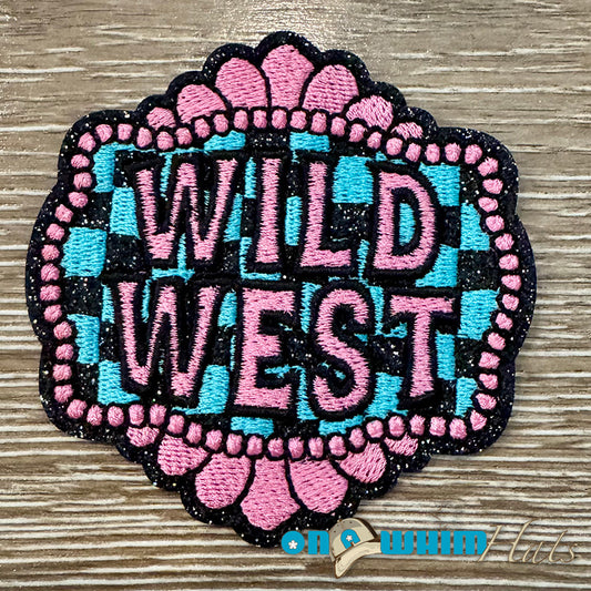 Wild West Embroidered Iron-On Patch