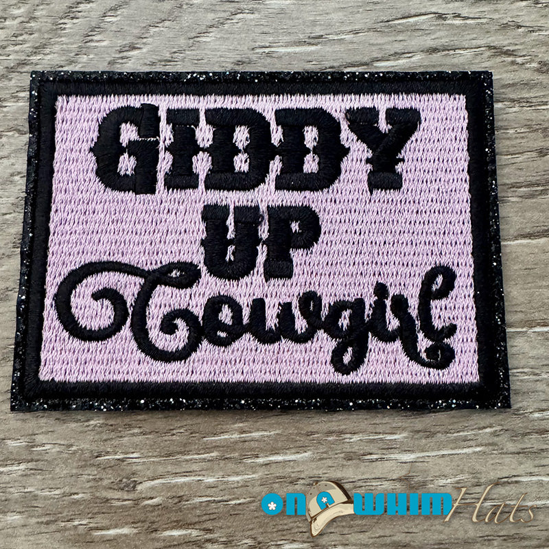 Giddy Up Cowgirl Iron-On Patch