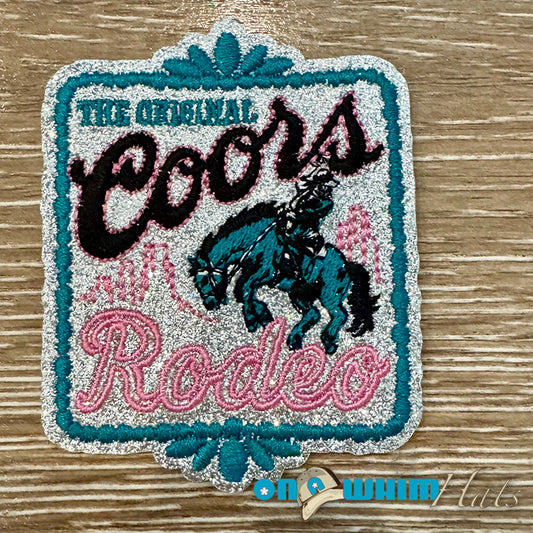 Coors Rodeo Embroidered Iron-On Patch