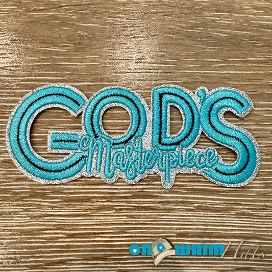 God's Masterpiece Iron-On Patch