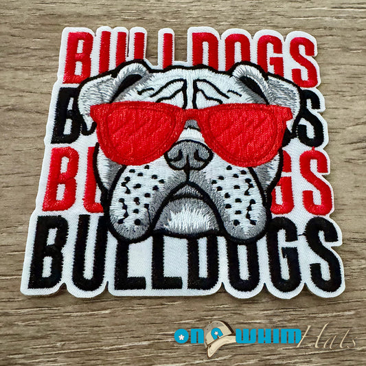 Cool Georgia Bulldogs Embroidered Iron-On Patch