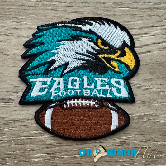 Eagles Football Embroidered Iron-On Patch