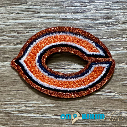 Bears Logo Glitter Iron-On Patch