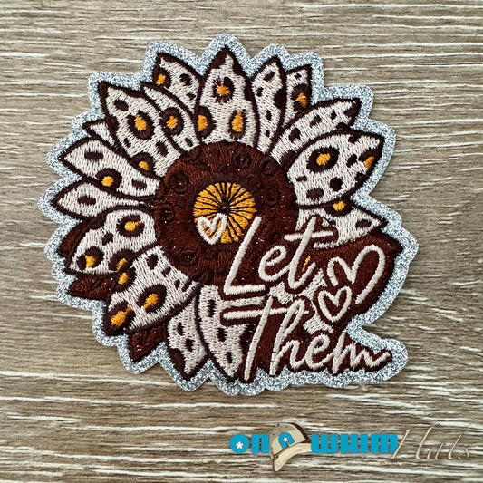 Let Them Flower Iron-On Patch