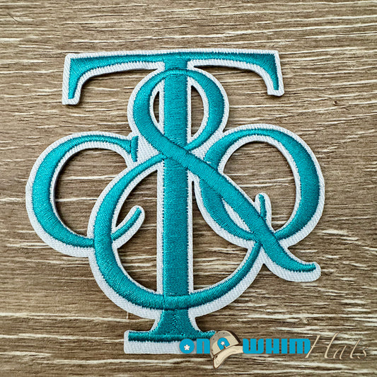 Tiffany Logo Designer Inspired Iron-On Patch