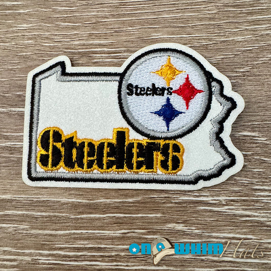 Steelers Sparkly Iron-On Patch